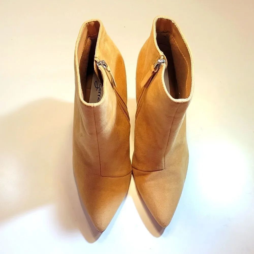 ZEGARRA POINTED TOE SUEDE HIGH HEEL STILETTOS ANKLE BOOTS - Picture 2 of 15